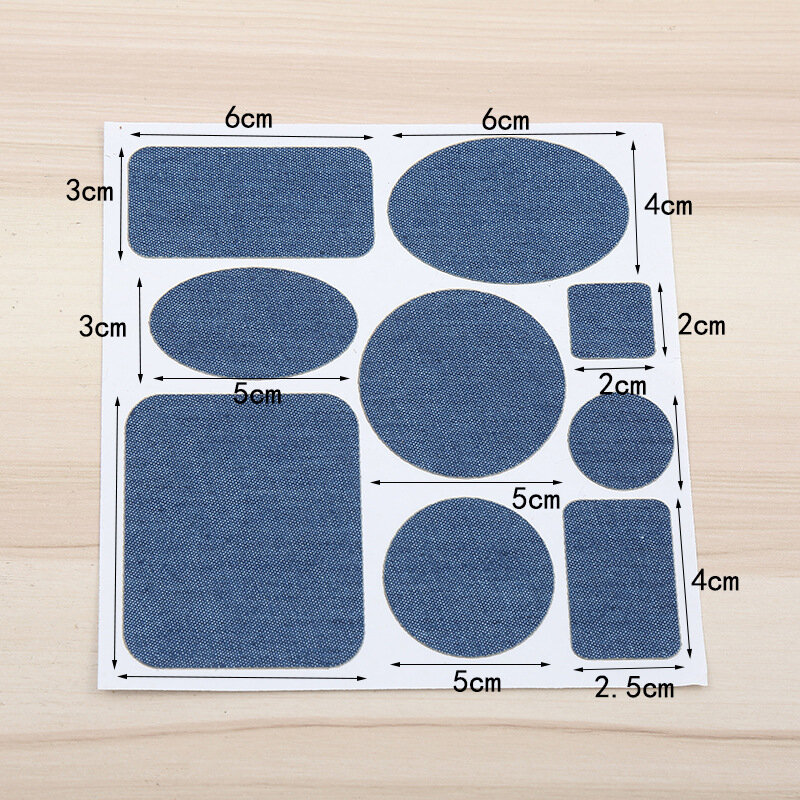 Self-adhesive Denim Cloth Patches for Clothing Repair Patch Appliques Jeans Pants Knee Clothing Stickers Elbow Badge Fabrics