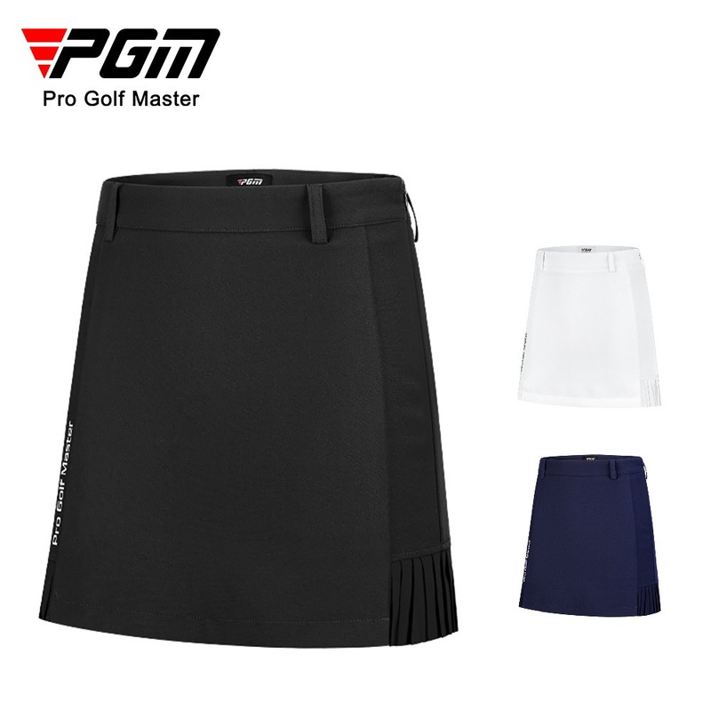PGM-Falda corta de Golf para mujer, ropa deportiva transpirable, elástica, antiexposición, plisada, QZ074