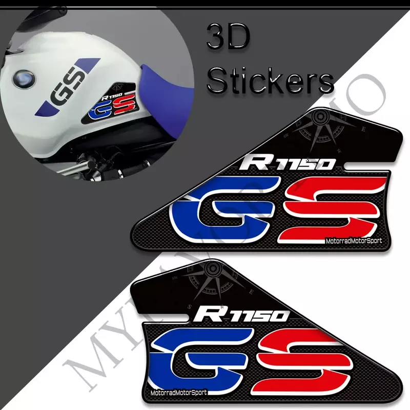 Fit BMW R1150GS R 1150 GS R1150 GSA Motorcycle Tank Knee Pad Grips Stickers Protector Gas Fuel Oil Kit ADV Adventure