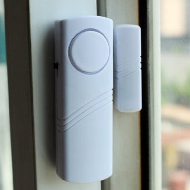 Niezależny czujnik drzwi Alarm antywłamaniowy otwarty zamknięty otwór magnetyczny okno czujnik alarmowy ochronny zabezpieczający bezprzewodowy System alarmowy