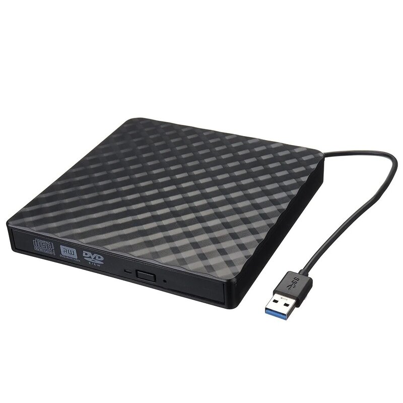 Lecteur DVD externe mince 2 en 1 USB 3.0, lecteur optique pour ordinateur portable
