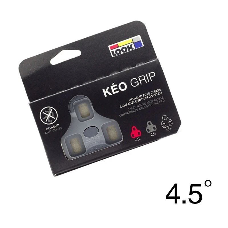 LOOK Keo-tacos de SPD-SL para ciclismo, calas antideslizantes con autobloqueo, compatibles con Look Keo