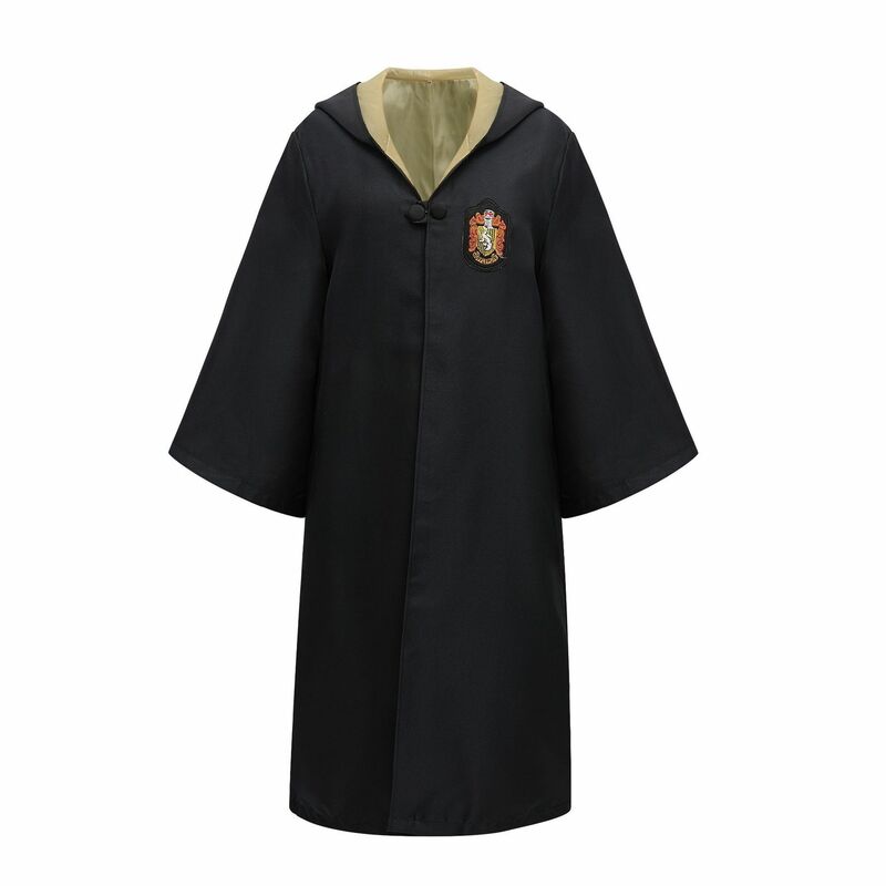 Cosplay children's and adult clothing magic cape long robe hooded sweatshirt Slytherin long robe salon accessories