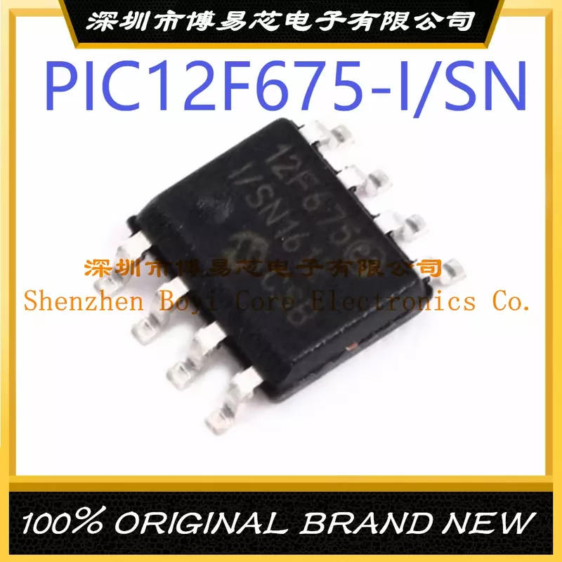 Paquete de microordenador PIC12F675-I/SN, original, nuevo, chip IC SOP-8