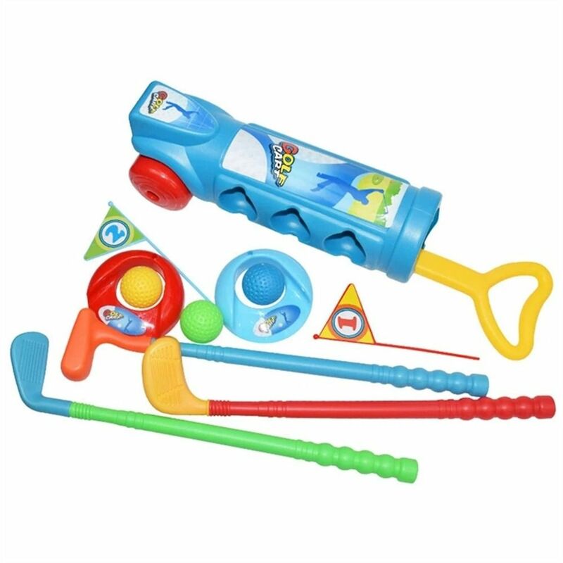 Детский развивающий набор для гольфа, мини-клюшки, уличные игрушки, детская тренировка, пластиковый гольф-клуб, набор для гольфа, игрушки для малышей