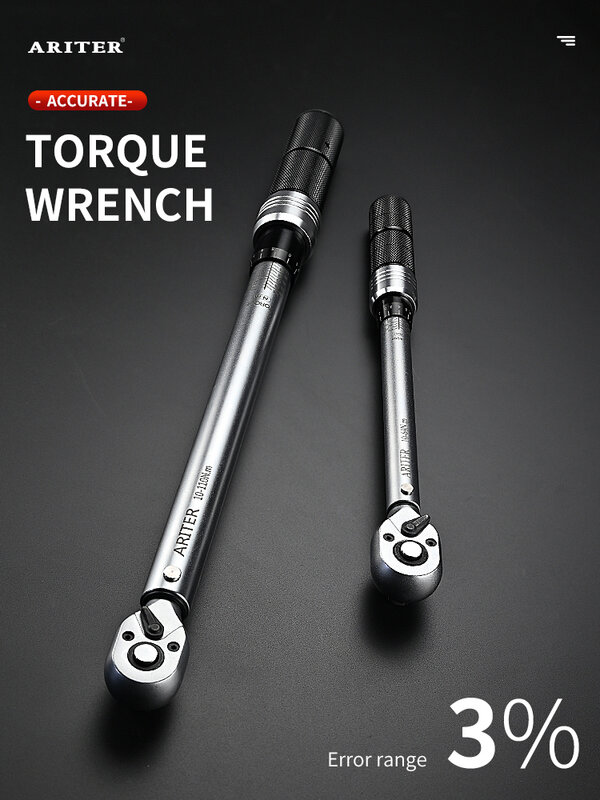 10-60N.m 3/8 Drive Torque Wrench 72 Teeth Two-way Ratchet head Bike Motorbike Car Repair Hand Tools