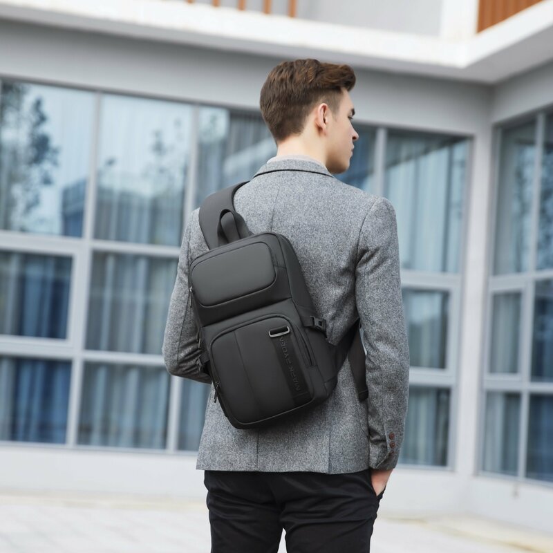 Mark Ryden MARK RYDEN torba z paskiem na ramię mężczyzna pasuje do 13-3-calowej torby na ramię męża krótka wycieczka torba na klatkę piersiowa torby na laptopa