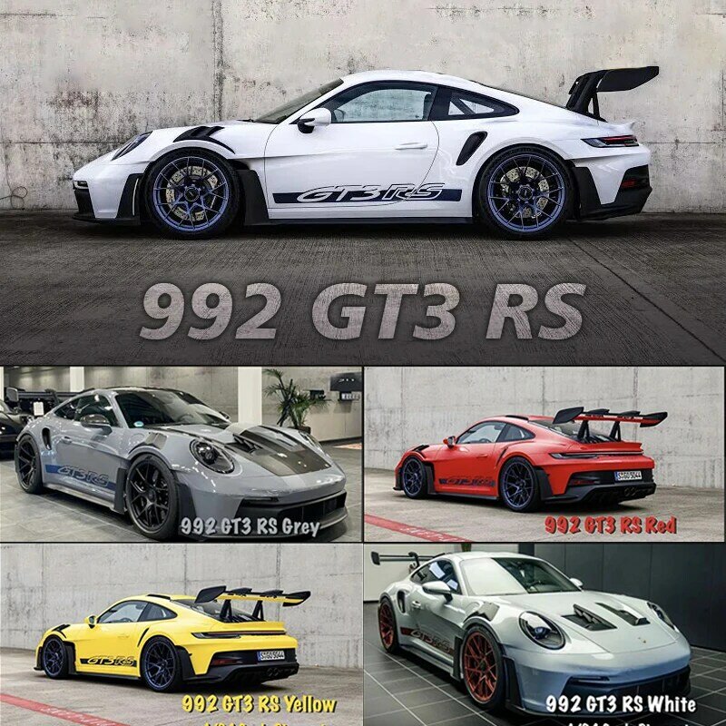 PreSale SW 1:64 911 992 GT3 RS Diecast Diorama Car Model Collection Miniature Carros Toys Street Weapon