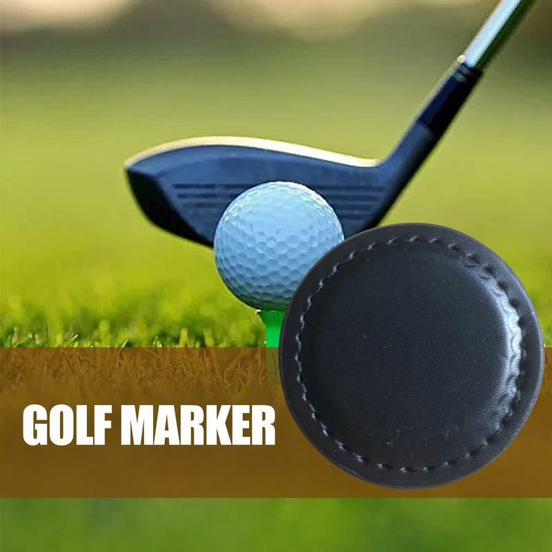 Плоский круглый маркер для мяча для гольфа, магнитный портативный маркер для мяча для гольфа, компактные маркеры для соревнований по гольфу, мешков для гольфа