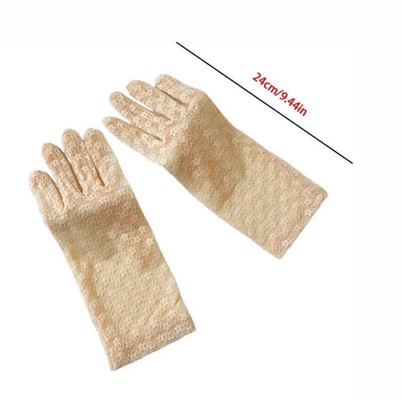 Dünne Reit sonnenschutz Outdoor Anti-UV für Frauen Voll finger handschuhe Sommer handschuhe Fahr handschuhe Sonnenschutz handschuhe