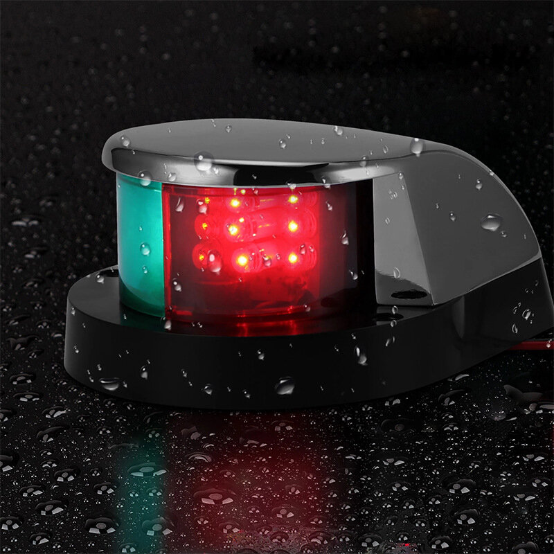 12V Marine LED Bogen Navigation Licht Bi Farbe Rot Grün Lampe Wasserdicht für Touring Auto Ponton Angeln Speed Boot