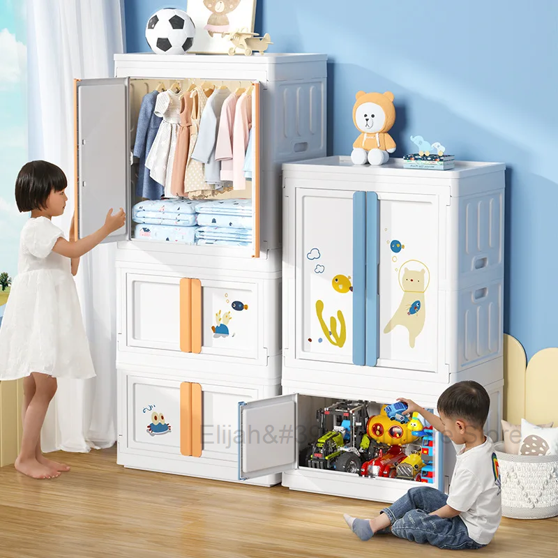 صندوق تخزين حديث بسيط قابل للطي ، خزانة منزلية ، ملابس ، سراويل ، خزانة ملابس داخلية ، متنوع للأطفال ، 72 150 لتر