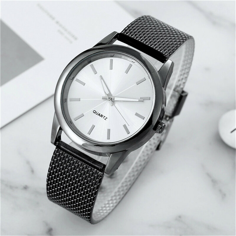 Relojes de negocios de lujo para mujer, pulsera analógica de cuarzo, esfera pequeña, reloj delicado, reloj compacto Simple, relojes de pulsera de cuarzo