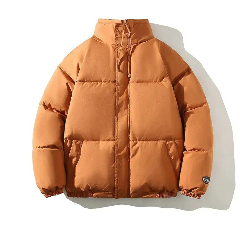 Winter Jackets Men Parkas Thicken Warm Casual Oversized Jacket Male Stand Collar Harajuku Women Coats Loose Streetwear