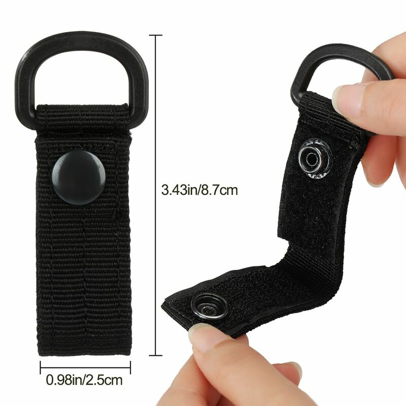 Durável multifuncional Outdoor Sports Acessórios Nylon Webbing Pendure Buckle Strap Keychain Belt Clips Carabiners