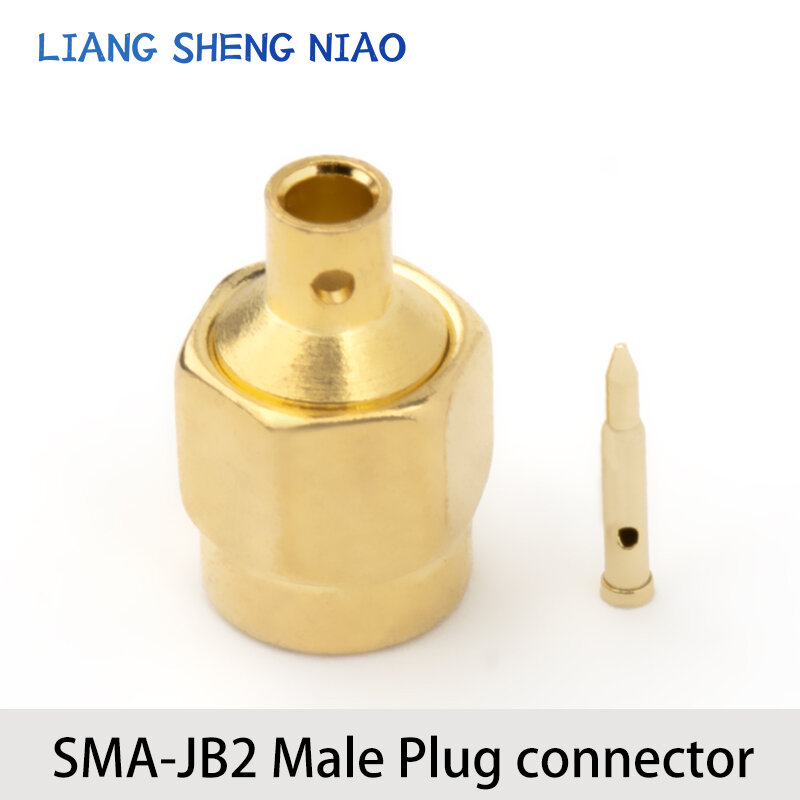 Smaオスプラグ付きrf同軸コネクタ、銅ケーブルアダプター、高周波、SMA-JB2、rg405