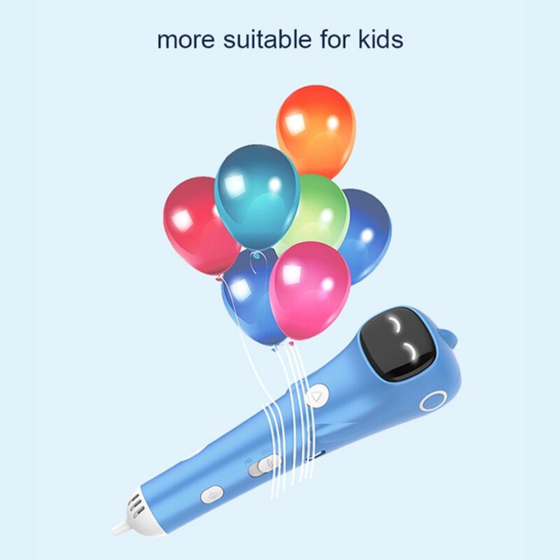 Penna 3D PCL filamento a bassa temperatura Anti-scottatura penna da stampa 3D giocattoli da disegno fai da te per ragazze ragazzo regalo di compleanno di natale