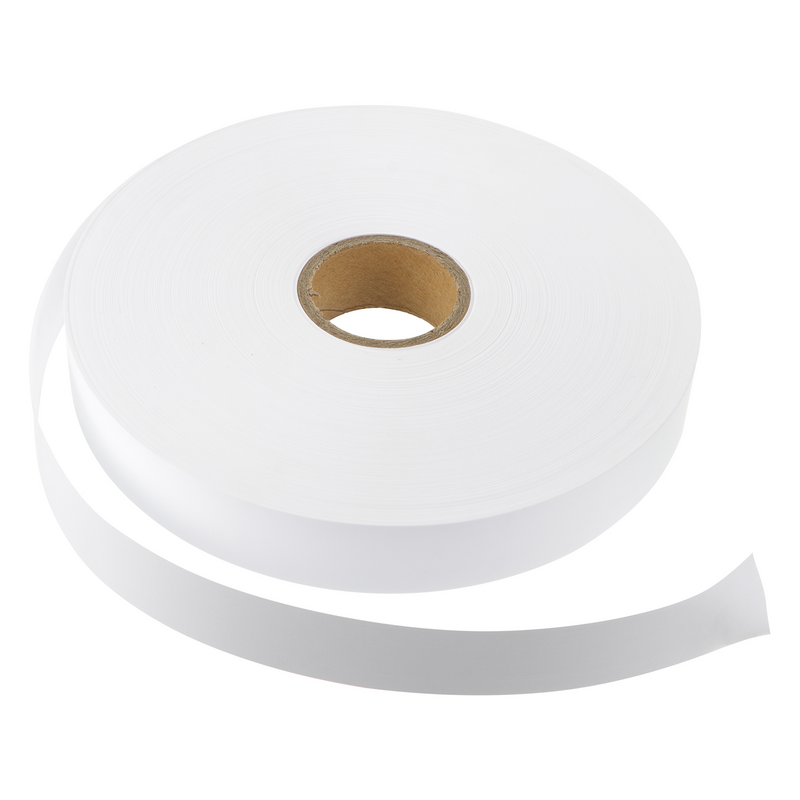 Kemeja Gaun putih Roll cuci tanpa besi label nama perekat sendiri label pakaian besi dapat ditulis label ukuran praktis pakaian
