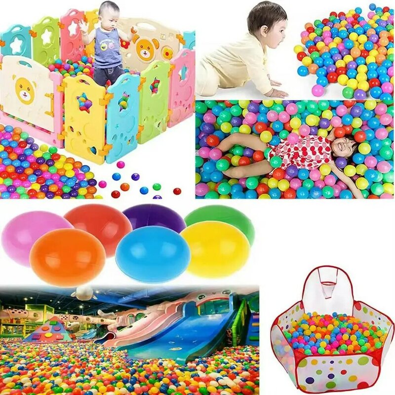 Palla sportiva all'aperto piscina d'acqua ecologica Ocean Wave Ball 50/100pcs 5.5cm palla d'aria antistress giocattoli divertenti per bambini Kid Ball V2g9