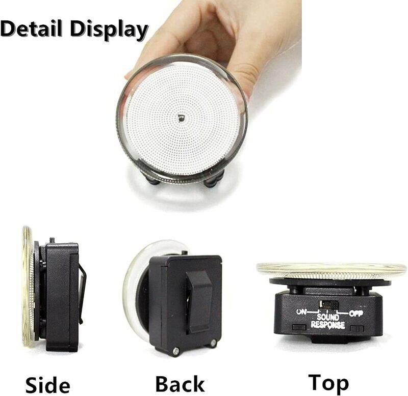 2.5-Inch Portable Mini Pocket Plasma Disc, Voice-Activated Response, Suitable For Party Decoration, Popular Science Gifts