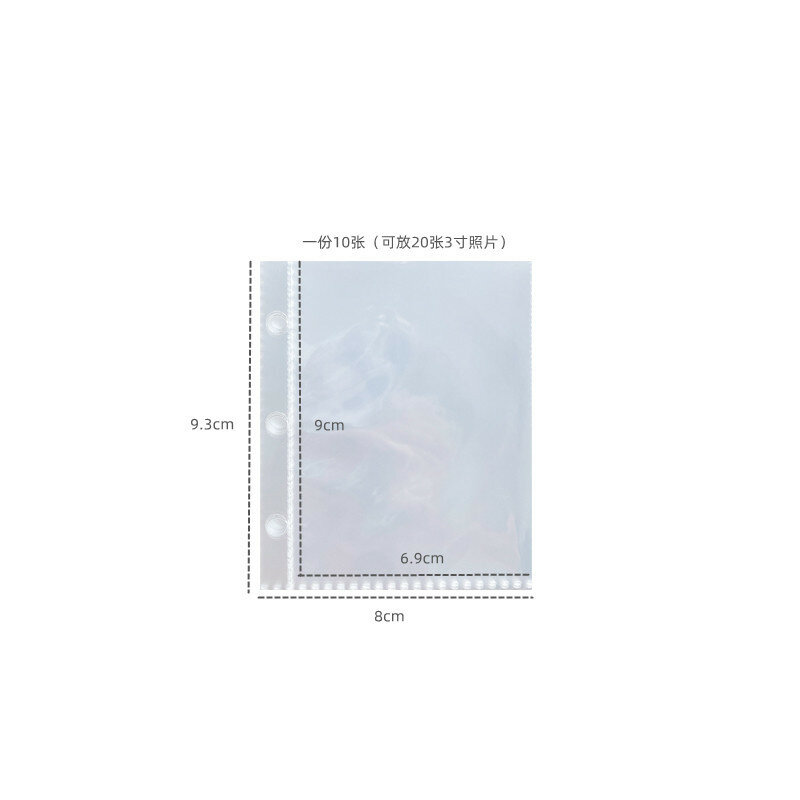10 шт. 3-дюймовая карточка Idol Kpop альбом для коллекционирования книг Сменные рукава для самостоятельной сборки Сменные карточки для книг набор канцелярских принадлежностей
