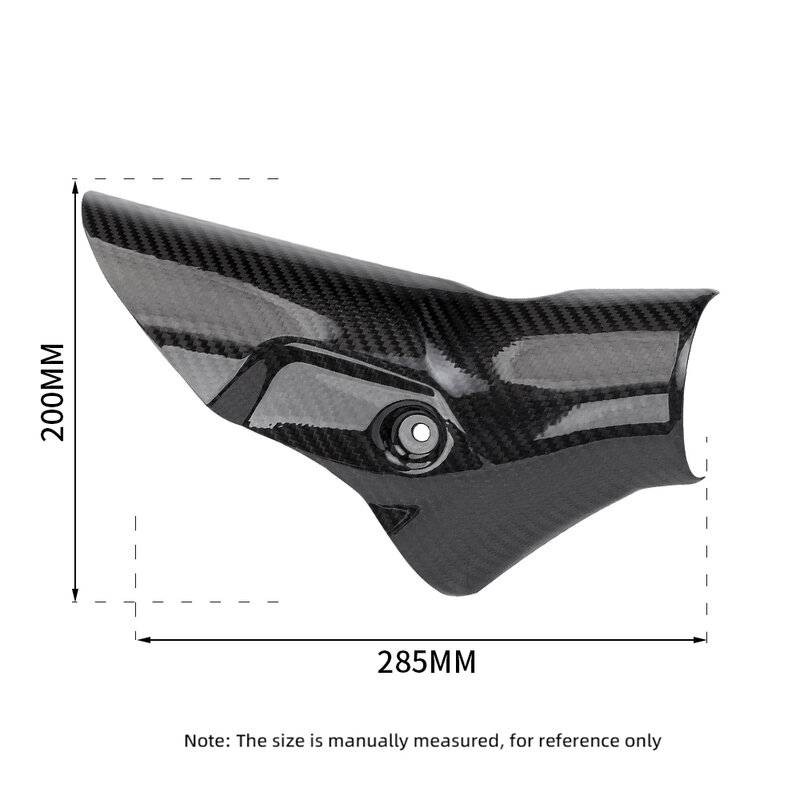 FOR ROCKET 3 R 221 Carbon fiber anti-scald cover guard plate Original Car Hole PositionNon-Destructive Installation