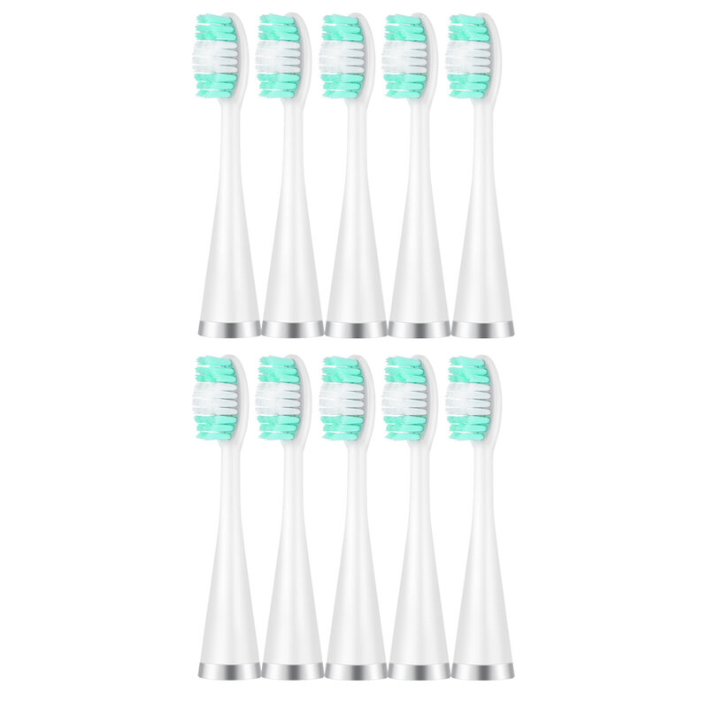 Têtes de brosse de rechange pour brosse à dents électrique à ultrasons, livres de blanchiment dentaire, détartreur de calcul dentaire, brosse à dents, 10 pièces par lot