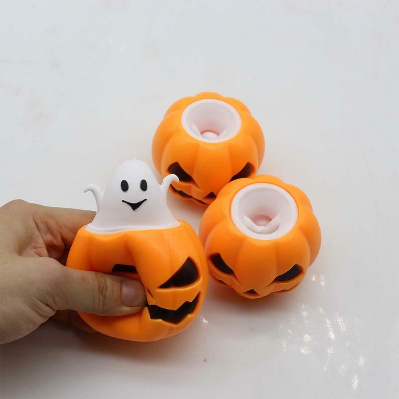 Squishy Pumpkin Ghost Toy for Kids, Stress Relief, Vent Ball, Squishy Squeeze Toy, Decompressões, Halloween Party Decor Prop