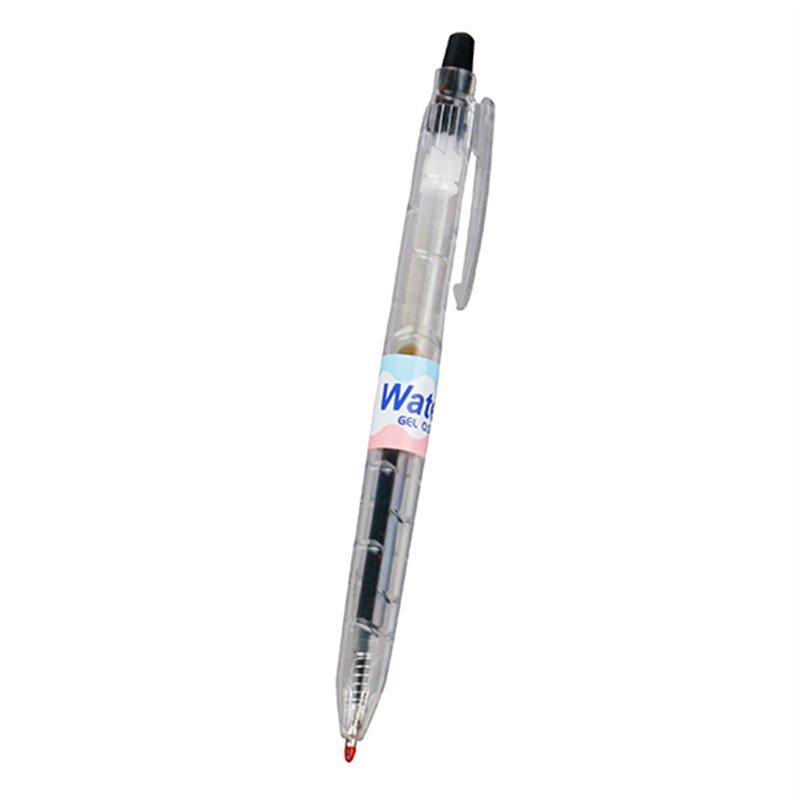 Prosty i przezroczysty długopis neutralny 0,5 mm ze sprężynową główką dla studentów z neutralnym długopisem Signature Pen