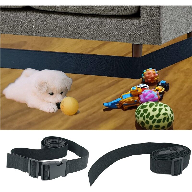 2-częściowa blokada pod łóżkiem dla zwierząt Blokada zabawek pod kanapą Regulowana elastyczna szczelina Zderzak Osłony Zatrzymaj zabawki na wyjście pod sofą