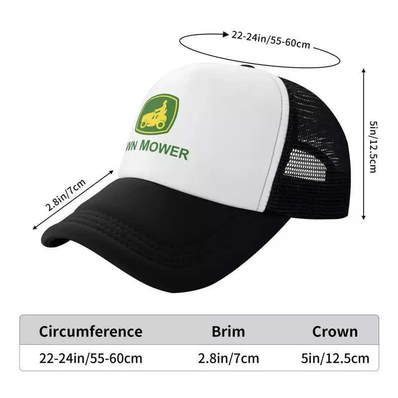 Lawn Mower Logo Baseball Cap, Luxury Birthday Hat para homens e mulheres