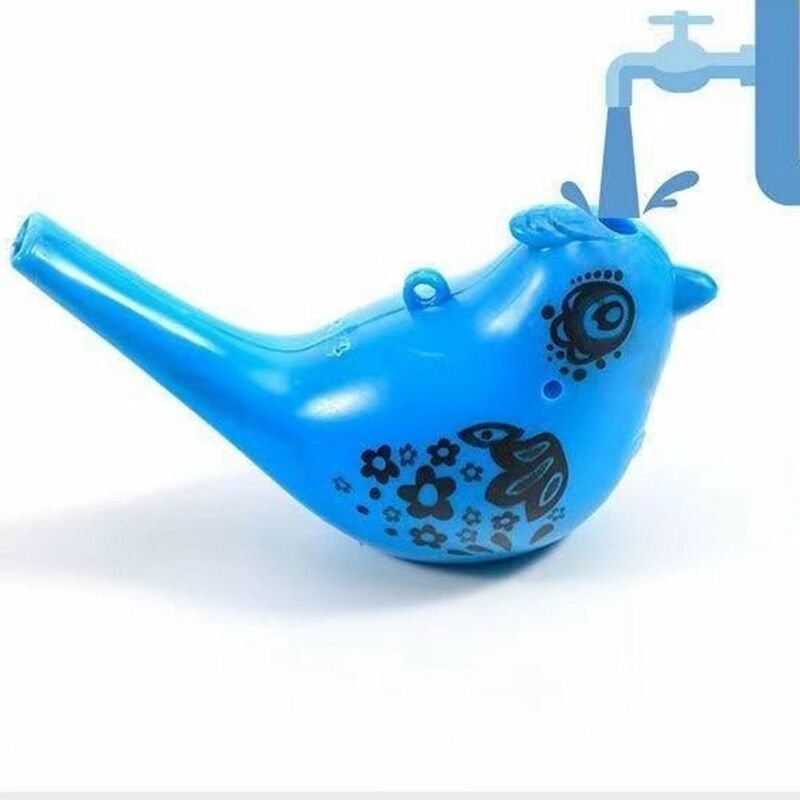 5PCS Colored Water Bird Whistle Outdoor Sports Drawing Funny Musical Toy Novelty Educational Children Toy Bathtime