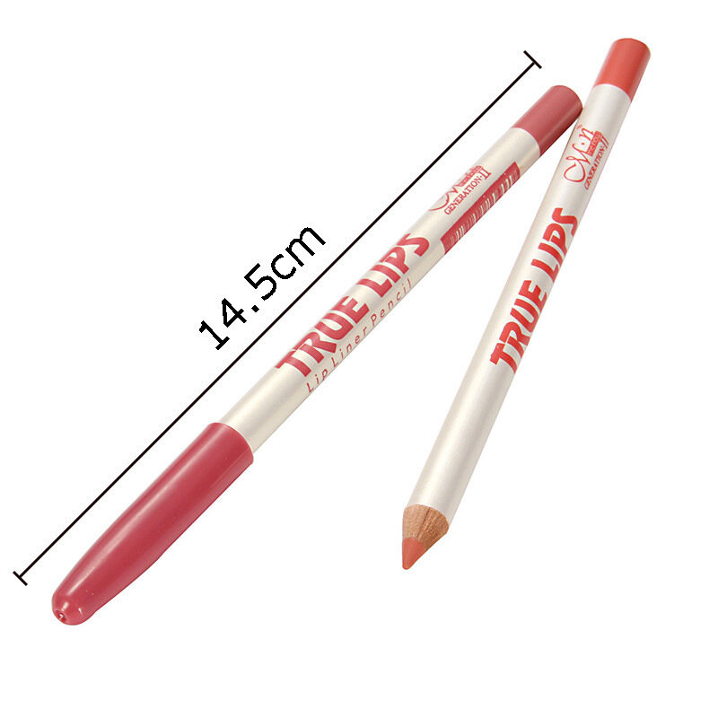 Matita per labbra a 6 colori penna morbida rossetto penna per rossetto impermeabile Base per trucco labbra professionale matita per labbra penna per rossetto opaco
