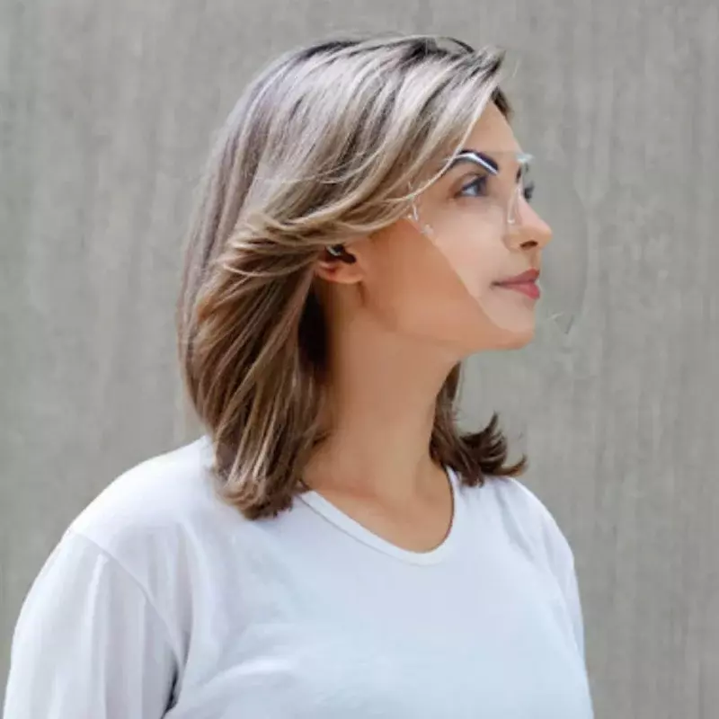 หน้ากากแว่นตากันแดด seluruh wajah สำหรับผู้หญิงและผู้ชาย, ที่ครอบแว่นตาป้องกันเลนส์ทรงกลมป้องกันแว่นกันแดดขี่จักรยาน