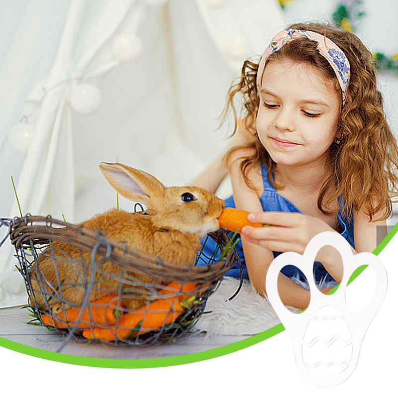 استنسل ساحة أرنب لعيد الفصح ، قالب مطاردة بيض أكريليك ، مسارات أرنب ، هدايا للأطفال ، مشغولات يدوية ، حفلة سعيدة