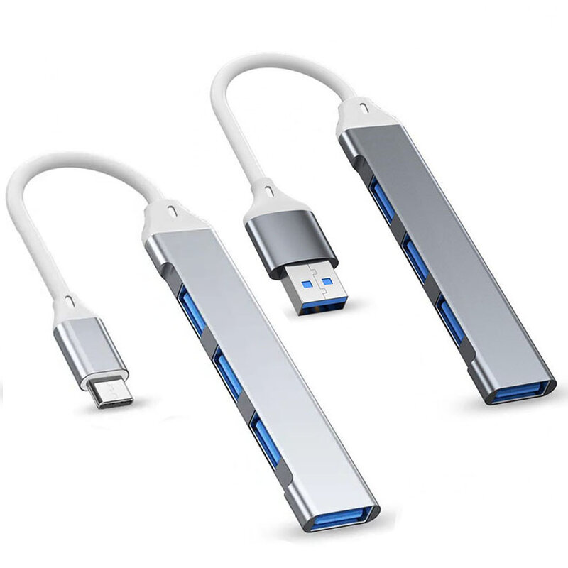 USB C 허브 USB 3.0 허브, 4 포트 멀티 스플리터 어댑터, OTG 맥북 허브 프로 13 15 에어 미 프로, 화웨이 컴퓨터 액세서리