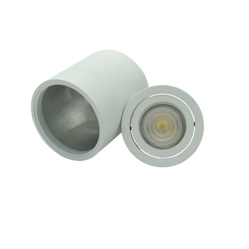 Nórdico LED Teto Downlight, Superfície Montada, Cubo Quadrado Spot Light, Sala, Corredor, Corredor, Foyer, AC 85-260V