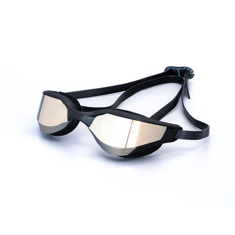Очки для плавания для взрослых с гальваническим покрытием, противотуманные профессиональные гоночные очки для мужчин и женщин, крутые посеребренные очки для плавания, оптовая продажа