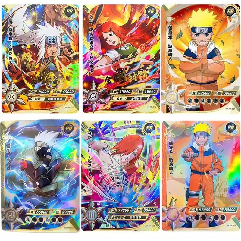 KAYOU Naruto Card PR 20th Anniversary Rare Anime Character Collection Card Children's Toy Gift