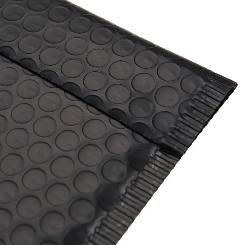 50pcs Bubble Mailers Padded Envelopes Pearl Film Gift Present Mail Envelope Bag For Book Magazine Lined Mailer Self Seal Black