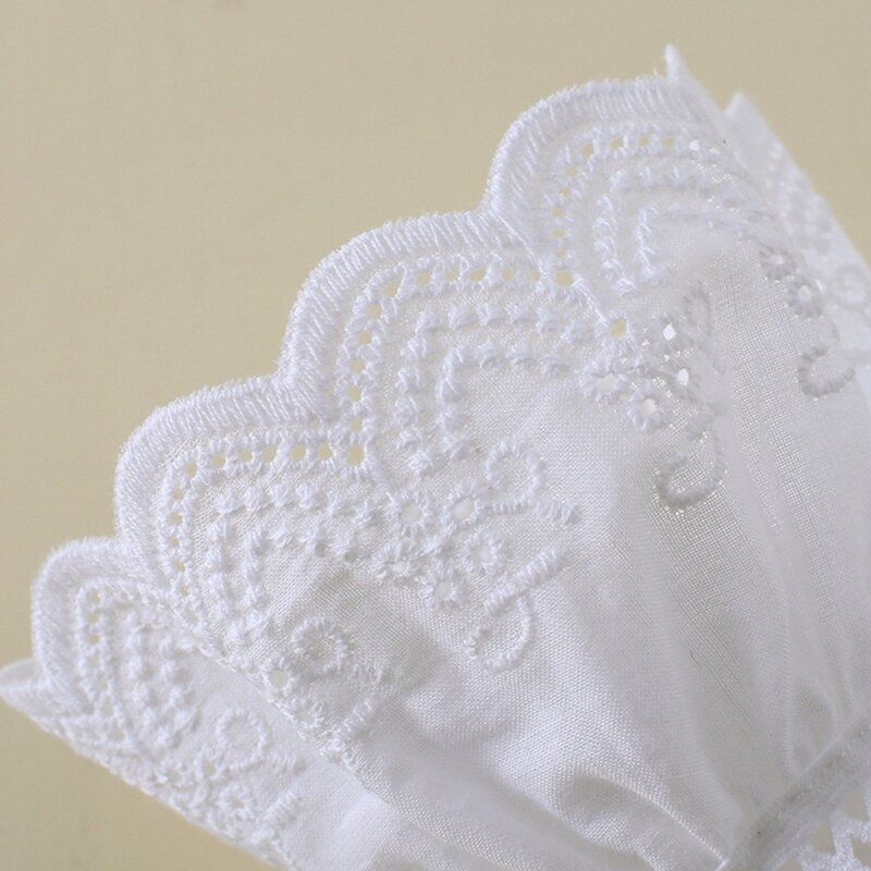 Mädchen-Handgelenkmanschetten in weißer Farbe, dekorative Fake-Ärmel für Pullover-Hemd-Dekore