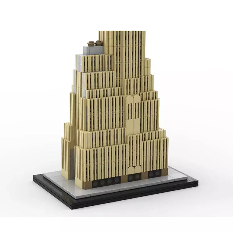 MOC-149818 미국 국제 빌딩 21046 복사 버전 1:800 패치 블록, 어린이용 생일 장난감