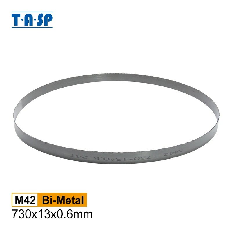 TASP 1pc 730mm M42 Bimetal Bandsaw Blade 730x13x0.6 Woodworking & Metal & Bronze & Non-ferrous Metal for Panasonic EY45A5XT32