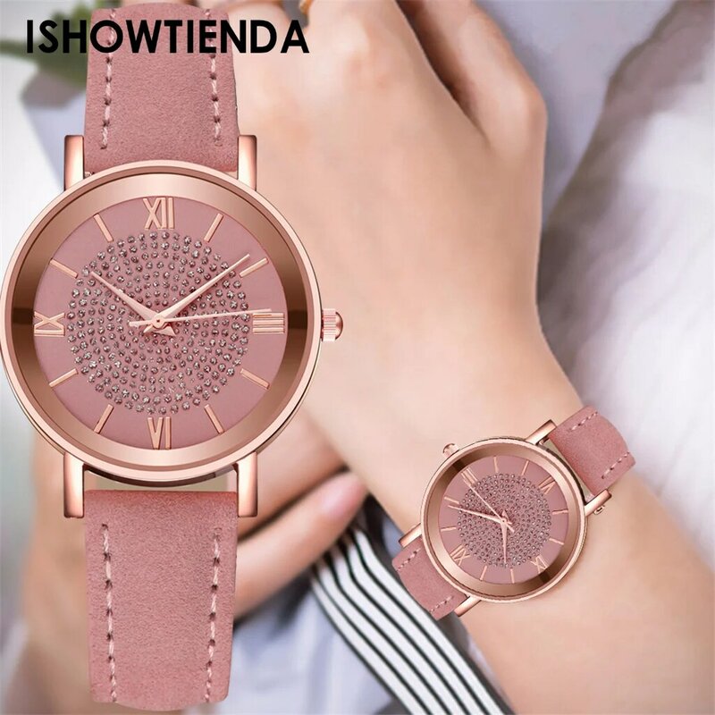 2024 nowy luksusowy damski zegarek kwarcowy damski tarcza ze stali nierdzewnej zegarek na co dzień damski zegarek prezenty Relojes Para Mujer
