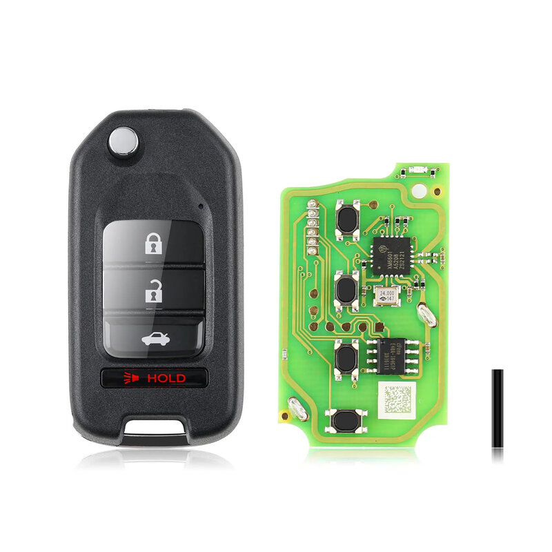 5pcs/lot Xhorse XKHO01EN Universal Remote Key Fob 3+1 Button Car Remote Key for Honda for VVDI Key Tool Car Lock System