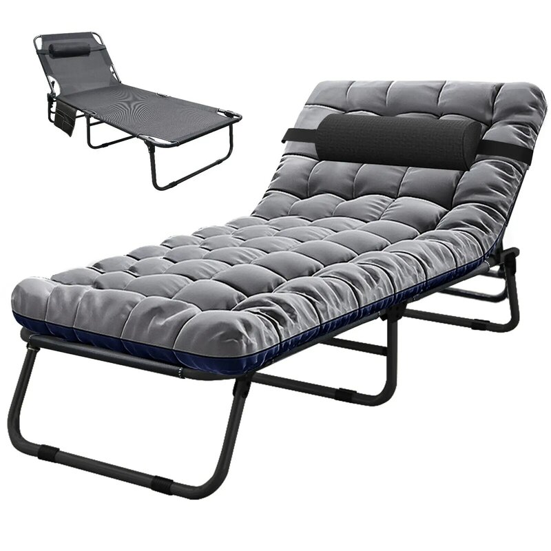 JETSHARK-cama plegable para acampar al aire libre, colchón de 400 libras, resistente, portátil, patas de acero inoxidable, cuna para dormir