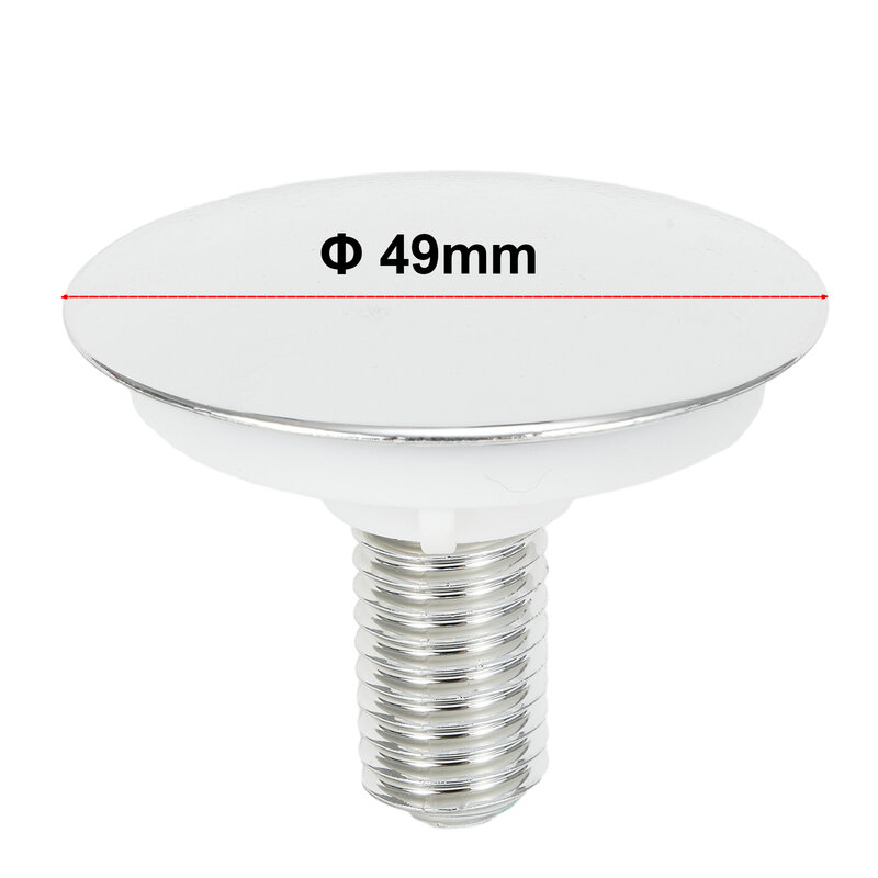 ABS Plastic Kitchen Plug Tap Hole Cover Drain Measures 49mm-Hassle Free Installation Ideal For Covering Rough Sink Drain Holes