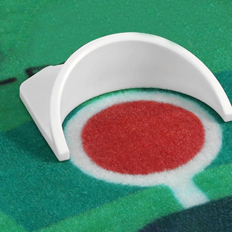 Golf Loch Training hilft tragbare Hilfsmittel zur Verbesserung der Putting-Genauigkeit tragbare Golf Putting Hole Putter Regulation Cup für Hof