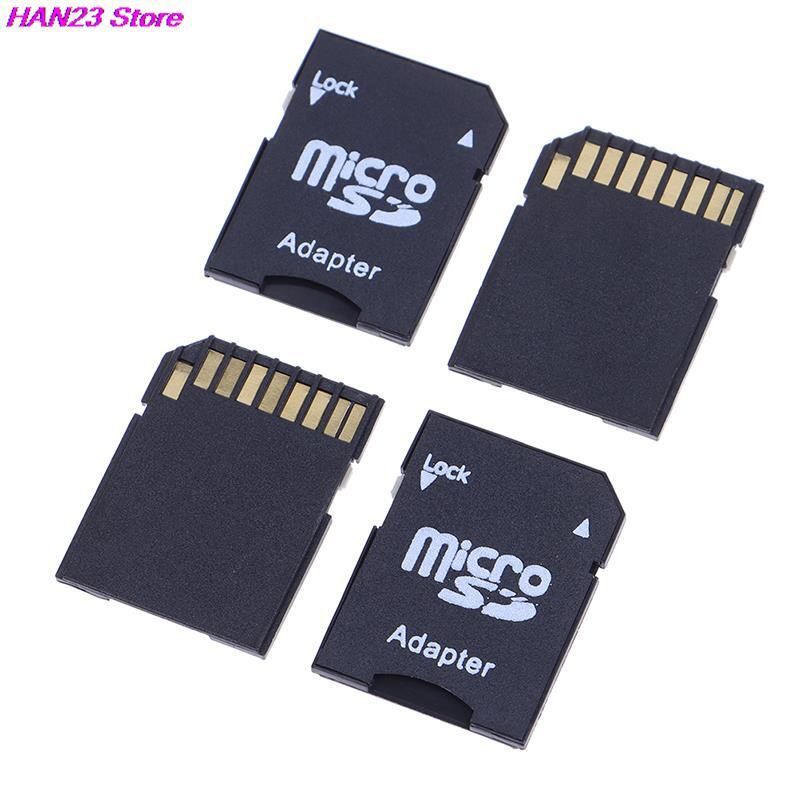 Adaptador de cartão de memória Micro SD TransFlash, TF para SD, conversor SDHC, telefones, tablet, computador, armazenamento interno, 10pcs