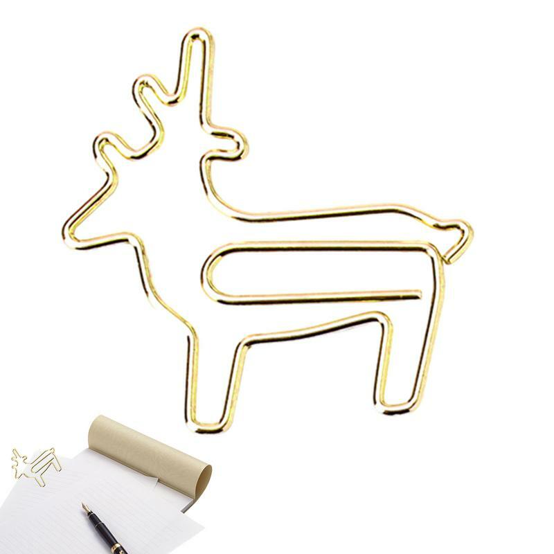 Fancy Paper Clips Metal Binder Clips Cute Bookmarks Dog Paper Clips Decorative Binder Clips Special Paperclip Bookmark For